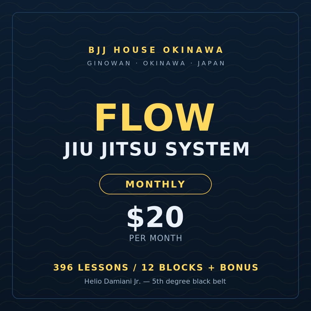 Flow Jiu Jitsu System — Monthly